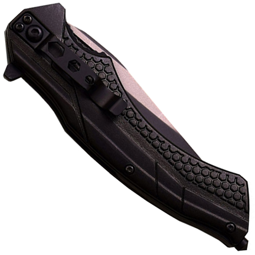 MTech USA A934 Black & Sand Blast Finish Blade Folding Knife