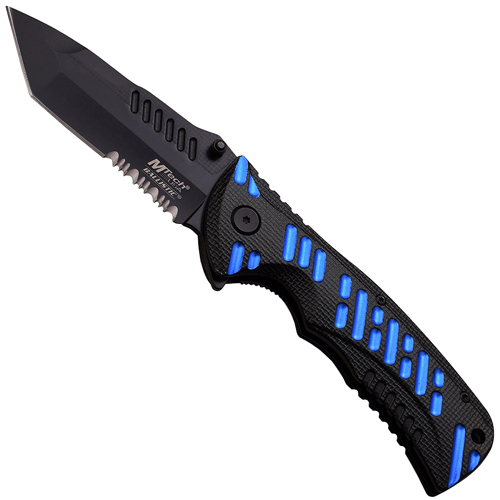 MTech USA A946 3.5 Inch Half Serrated Blade Folding Knife