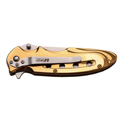MTech USA Titanium Coated Stainless Steel Folding Knife
