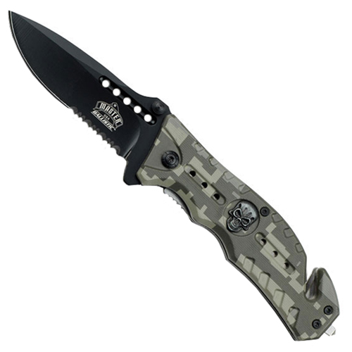 Master USA Half Serrated Folding Blade Knife
