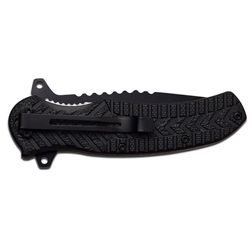 Master USA MU-A055 Black Coated Blade Manual Knife