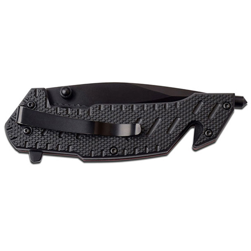 Master USA MU-A056 Glass Breaker Spring Assisted Folding Knife