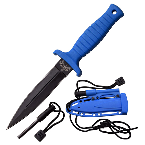 Master Cutlery USA 6.75 Inch Pink Handle Fixed Blade Knife