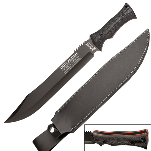 MTech USA Xtreme Micarta Handle Fixed Knife - 18 Inch