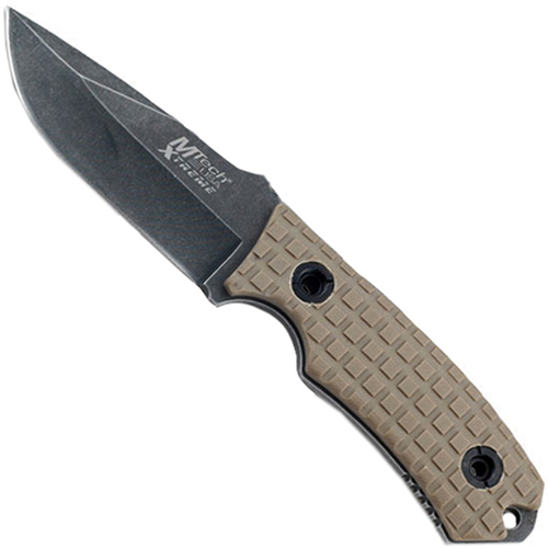 Mtech Xtreme Fixed Blade Knife - Tan Handle