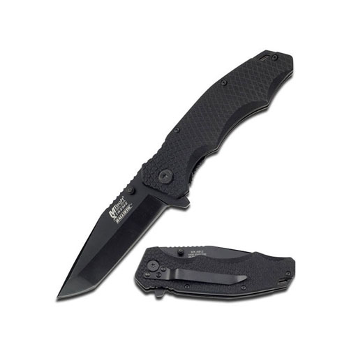Black MX-A812BP 4.5 Inch Spring Assisted Folding Knife