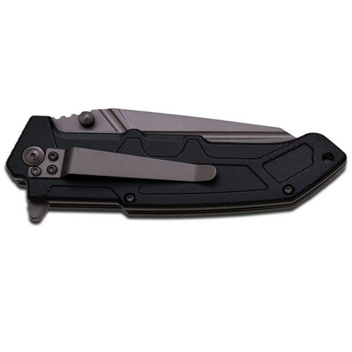 Mtech Xtreme Gray Folding Knife - Half Serrated Edge