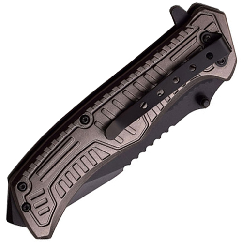 Tac Force 918GY Speedster Anodized Grey Handle Folding Knife