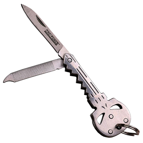 Tac-Force Key Style Satin Finish Folding Blade Knife