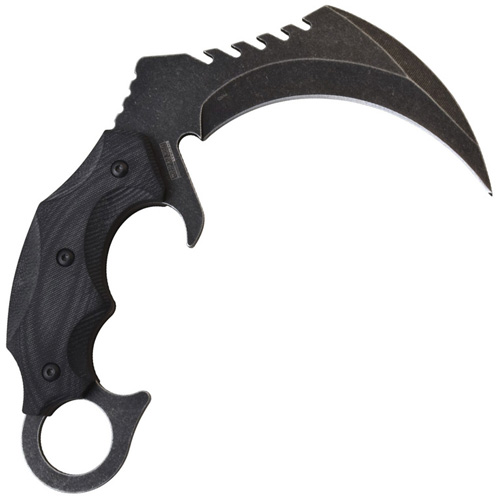 Master Cutlery Tac-Force TF-FIX016BK Fixed Blade Knife 5 inch Hawkbill Fine Edge Blade