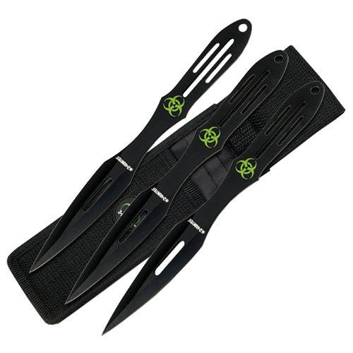 Z-Hunter Stainless Steel Handle Throwing Knife Set