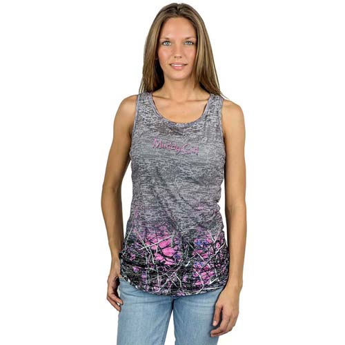 Muddy Girl Burnout Tank Top