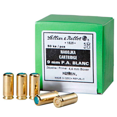 PA 9mm Blank Ammo - 50pc