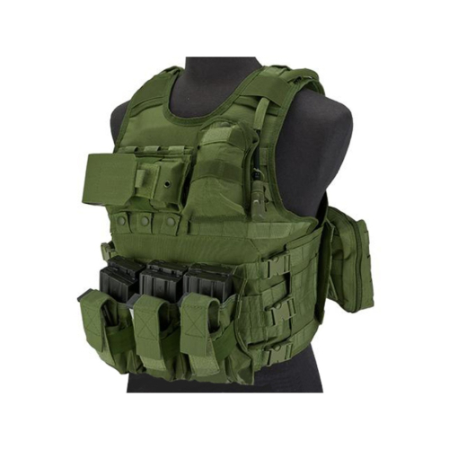 MEA Tactical Vest With M4 Pouches And Bladder