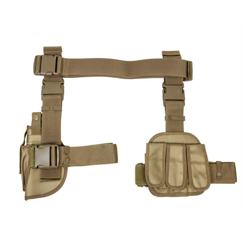 Ncstar Drop Leg Gun Holster And Mag Holder - X4