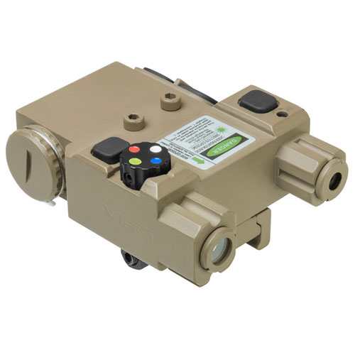 Ncstar 4 Color Nav LED Green Laser with Mount