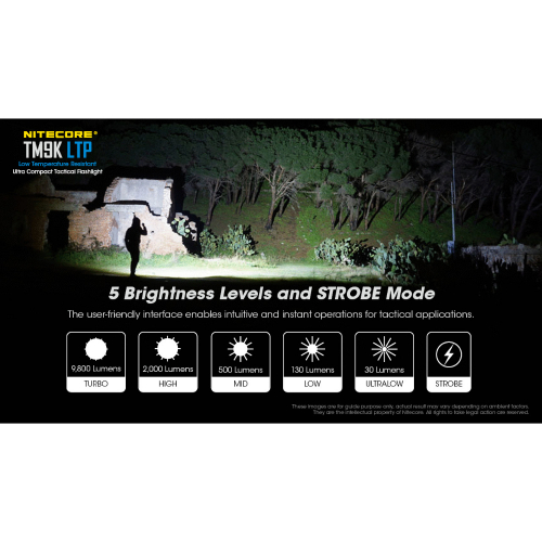 Flashlight - TM9K LTP - 9800 Lumens