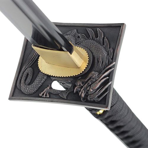 Dragon Design Tsuba Katana