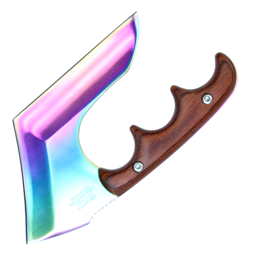 HBK207 4.75 Wood Handle Hunting Knife