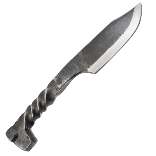 Railroad Spike Hand Forged Fixed Knife