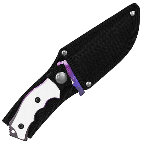 Galaxy Huntsman White ABS Handle Knife
