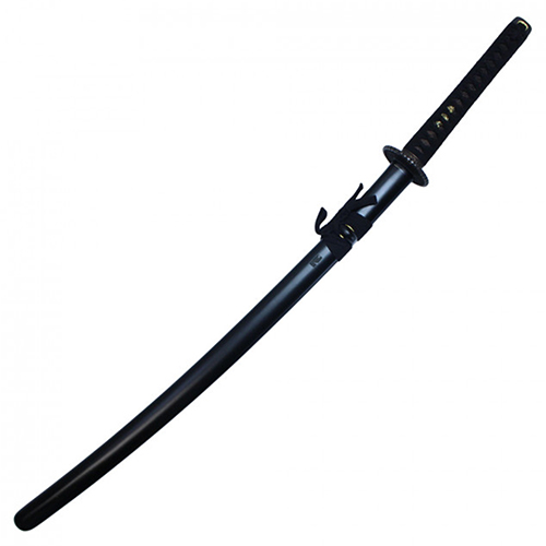 Wrapped Handle Katana - Black Saya