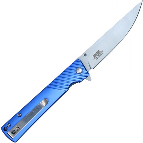 Upgrade your gear with the Neptune Assisted Open Pocket Knife in vibrant blue. Compact, versatile, and equipped with a convenient clip. Get yours now!