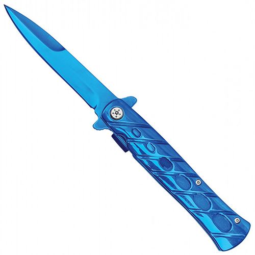 5 in Blue Handle Pocket Knife