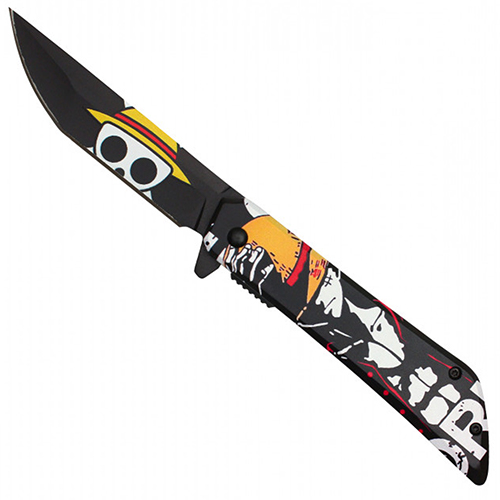 3.5 Blade Black Pocket Knife