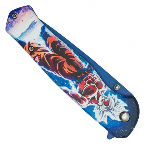 Red Dragon Etched Black Steel Blade - Red Dragon Print Handle