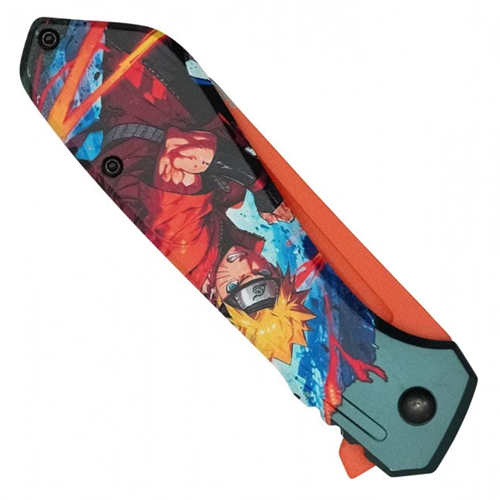 Menace 2-Tone Graphic Steel Blade - Red Menace Graphic Handle