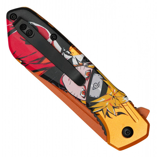Menace 2-Tone Graphic Steel Blade - Red Menace Graphic Handle