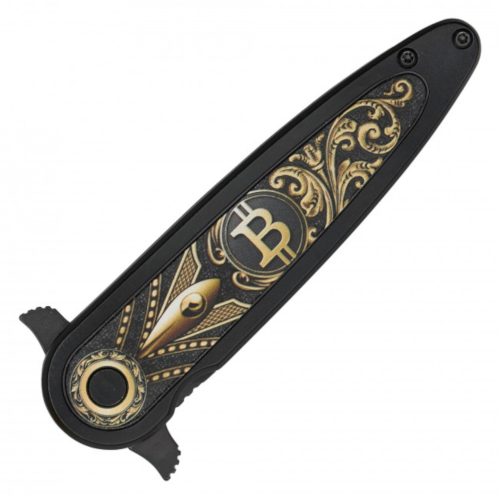8.25'' Bitcoin Folding Knife