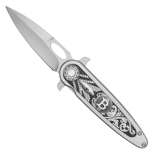 8.25'' Bitcoin Folding Knife