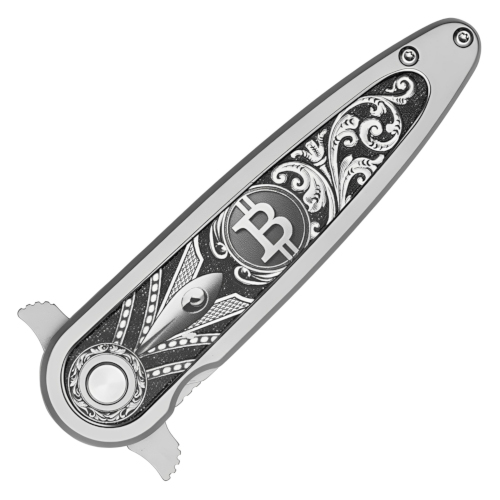 8.25'' Bitcoin Folding Knife