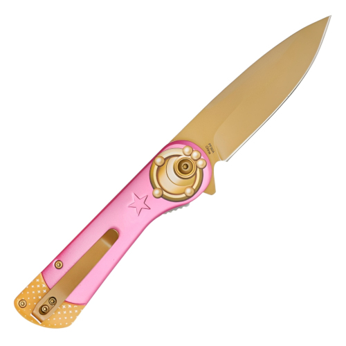 Sailor Moon 8'' Pink & Gold Folding Knife
