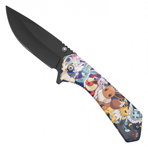 Hero Class Orange Print Steel Blade - Blue Hero Class Print Handle