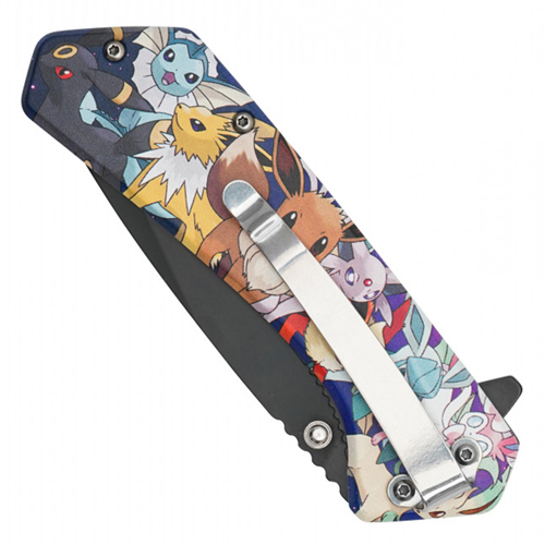 Hero Class Orange Print Steel Blade - Blue Hero Class Print Handle