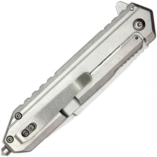 Enhance your gear with the Neptune Milspec Chrome Pocket Folding Knife featuring stonewashed steel. Versatile, durable, and perfect for everyday carry. Get yours now!