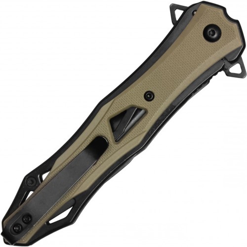 Enhance your gear with the Neptune Milspec Stonewashed Folding Pocket Dagger in vibrant green. Versatile, durable, and perfect for everyday carry. Get yours now!