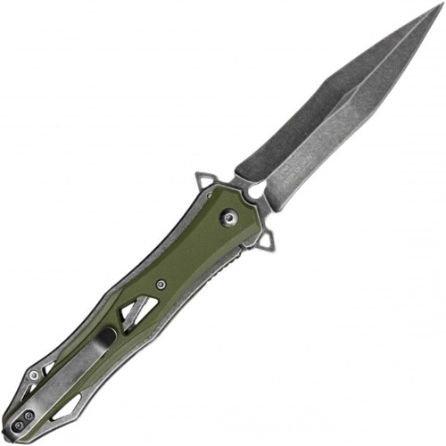 Enhance your gear with the Neptune Milspec Stonewashed Folding Pocket Dagger in vibrant green. Versatile, durable, and perfect for everyday carry. Get yours now!