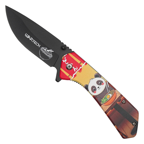 Wartech 7.75" Ramen Panda Folding Knife