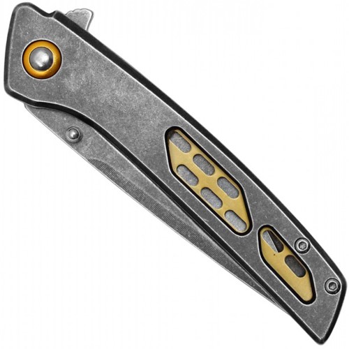 Upgrade your EDC with the Neptune Wartech Stonewashed Pocket Folding Knife in elegant gold. Versatile, durable, and perfect for everyday carry. Get yours now!
