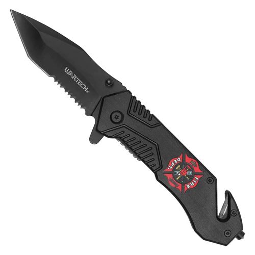 Wartech Fire Department 8'' Folding Knife