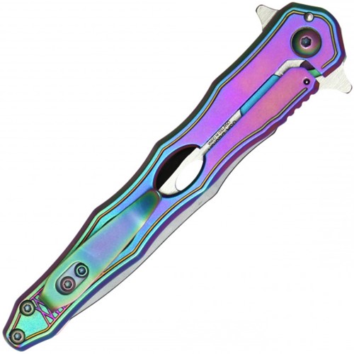 Elevate your EDC with the Neptune Wartech Two-Tone Folding Pocket Dagger in vibrant rainbow hues. Versatile, durable, and perfect for everyday carry. Get yours now!