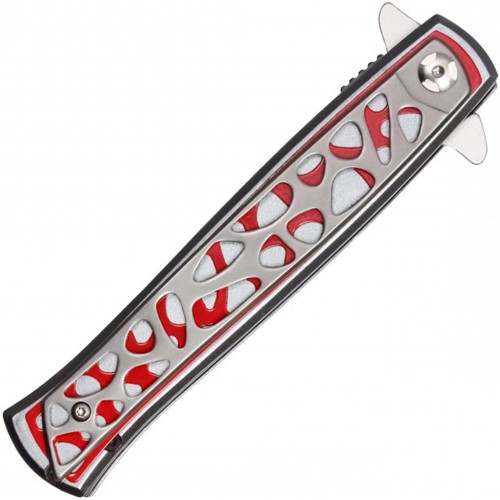 Upgrade your EDC with the Neptune Abstract Folding Pocket Knife in striking red. Versatile, durable, and perfect for everyday carry. Get yours now!