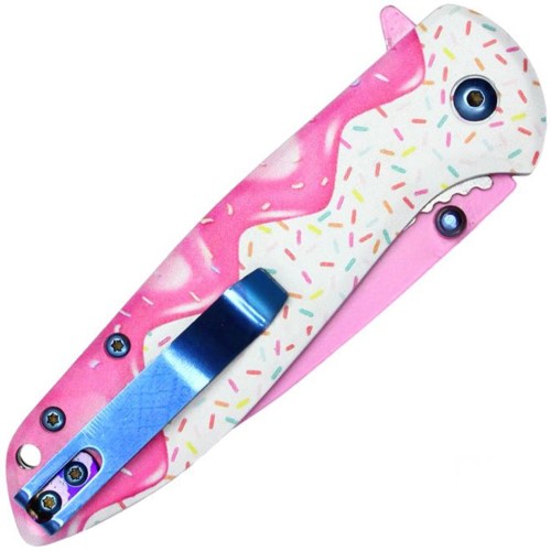 Indulge in sweetness with the Neptune Pocket Knife, 7.5 inches, featuring a sweet treats design. Versatile, durable, and perfect for everyday carry. Get yours now!