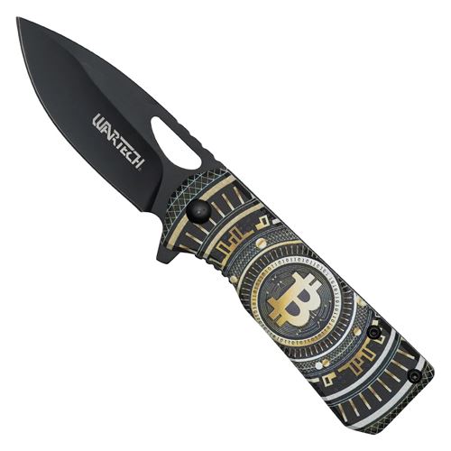 Wartech Bitcoin 6.25'' EDC Folding Knife