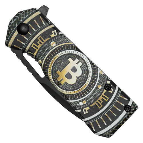Wartech Bitcoin 6.25'' EDC Folding Knife