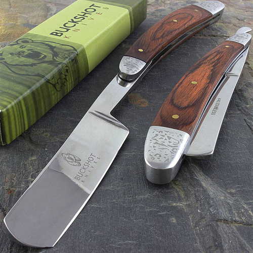 Buckshot Traditional Barber Straight Razor
